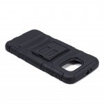 Wholesale Samsung Galaxy S6 Armor Holster Combo Belt Clip (Black)